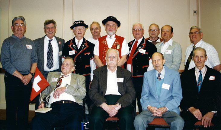 Group Picture of the Men at the 85-Year Anniversary in 1998